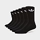 Black adidas Originals 6-Pack Trefoil Cushion Crew Socks