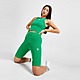 Green adidas Originals Ribbed Cycle Shorts