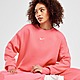 Pink Nike Phoenix Fleece Oversized Crew Sweatshirt