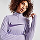 Purple Nike Running Swoosh 1/4 Zip Dri-FIT Top