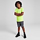 Green Under Armour Tech T-Shirt/Shorts Set Children