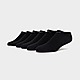 Black Nike 6-Pack No Show Socks