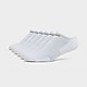 White Nike 6-Pack No Show Socks
