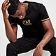 Black Emporio Armani EA7 Gold Logo T-Shirt