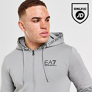 Emporio Armani EA7 Branded Hood Full Zip Tracksuit
