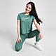 Green Nike Girls' Fitness Dri-FIT One T-Shirt Junior