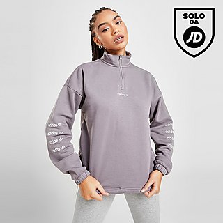 adidas Originals Repeat Linear 1/4 Zip Felpa Donna