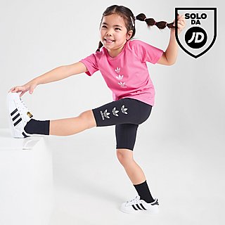 adidas Originals Set Maglia/Pantaloncini Trifoglio Ripetuto Bambina