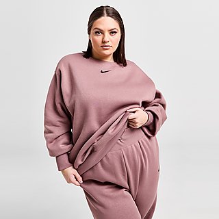 Nike Plus Size Phoenix Fleece Felpa Donna