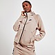 Marrone Nike Tech Fleece Zip Up Felpa con cappuccio Donna