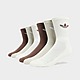 Grigio adidas Originals Calze Crew Trefoil Cushion (Confezione da 6)