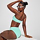 Celeste Nike Swoosh High Waist Slip Bikini Donna