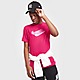 Rosa Nike Multi-Swoosh T-Shirt Junior