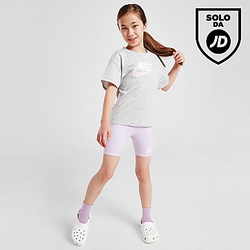 Nike Cycle Completo T-Shirt & Shorts Bambina