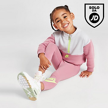 Nike Girls' Colour Block 1/4 Zip/Leggings Set Infant