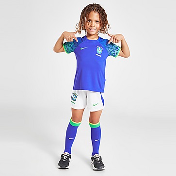 Nike Brazil 2022 Away Kit Children