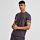 Grigio Fred Perry Bold Tipped Pique T-Shirt