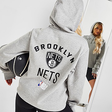New Era NBA Brooklyn Nets Core Felpa con Cappuccio Donna
