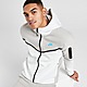 Grigio/Bianco Nike Tech Fleece Full Zip Felpa con cappuccio