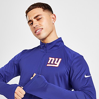 Nike NFL New York Giants 1/2 Zip Logo Top
