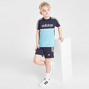 adidas Linear T-Shirt/Shorts Set Bambino
