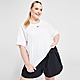 Bianco Nike Plus Size Boyfriend T-Shirt Donna