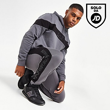 Emporio Armani EA7 Colour Block Overhead Hoodie Tracksuit