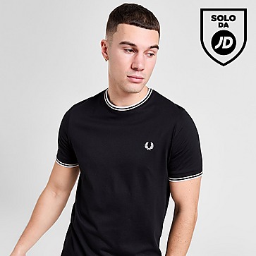 Fred Perry T-Shirt a Maniche Corte Twin Tipped Ringer