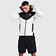 Nero/Bianco Nike Felpa con Cappuccio Fleece Tech