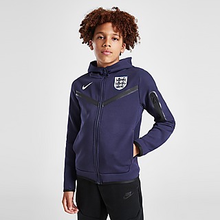 Nike Felpa con Cappuccio Zip Integrale Tech Fleece Inghilterra Junior
