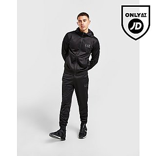 Emporio Armani EA7 Elasticated Tape Full Zip Poly Tracksuit