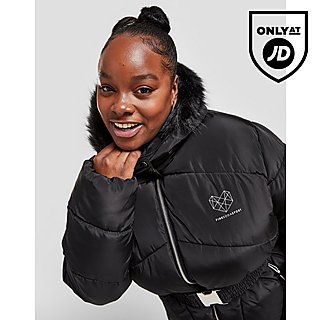 Pink Soda Sport Anaheim Plus Size Belted Padded Jacket