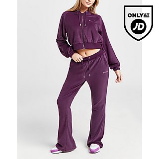 Nicce Velour Flare Track Pants