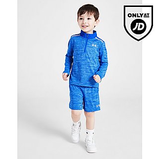 Under Armour Woven Panel 1/4-Zip Top/Shorts Set Infant