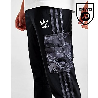 adidas Originals Camo Colour Block Mix Cargo Joggers Junior