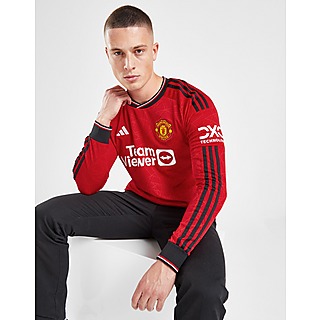 Manchester United adidas Home Goalkeeper Shirt 2023-24 - Kids - Long Sleeve