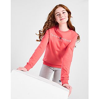 Tommy Hilfiger Girls' Essential Logo Crew Sweatshirt Junior