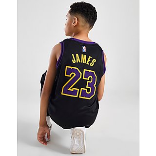 Nike NBA LA Lakers City Edition James #23 Jersey Junior