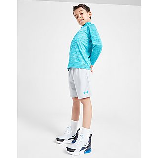 Under Armour 1/4 Zip Long Sleeve Top/Shorts Set Children