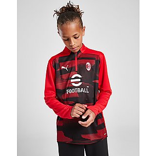 Puma AC Milan Pre Match 1/4 Zip Top Junior