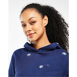 adidas Originals Allover Mini Crest Logo Hoodie Women's