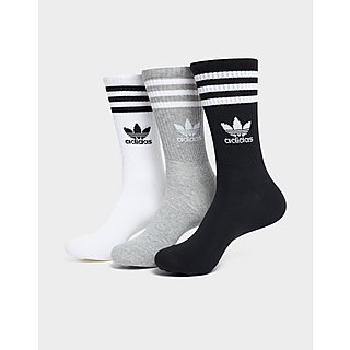 adidas Originals Mid Cut Crew Socks (3 Pairs)