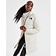 White The North Face Long Padded Jacket