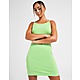 Green New Balance Logo Slim Dress