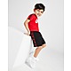 Red Nike Tape T-Shirt/Cargo Shorts Set Infant