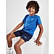 Blue Nike Miler T-Shirt/Shorts Set Children