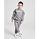 Grey adidas Linear Crew Tracksuit Infant