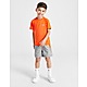 Orange Berghaus Tech T-Shirt/Shorts Set Children