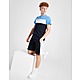 Blue Tommy Hilfiger Colour Block T-Shirt/Shorts Set Junior