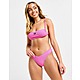 Pink Calvin Klein Swim Monogram Bikini Bottoms